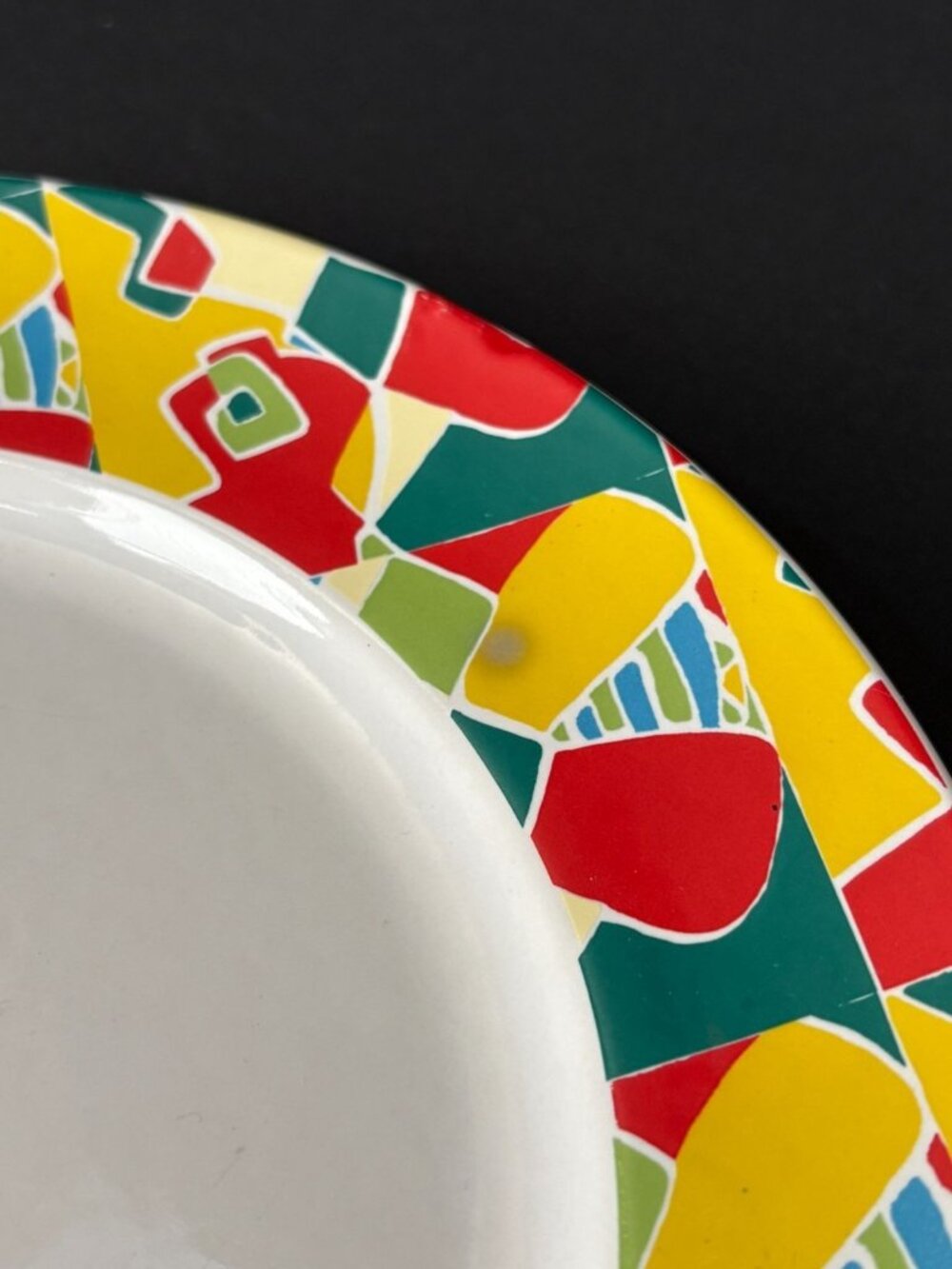 Vintage Coca Cola Santa Anita Stoneware Plate Bowl Soup Salad Bowl Mosaic Mexico - Picture 5 of 5